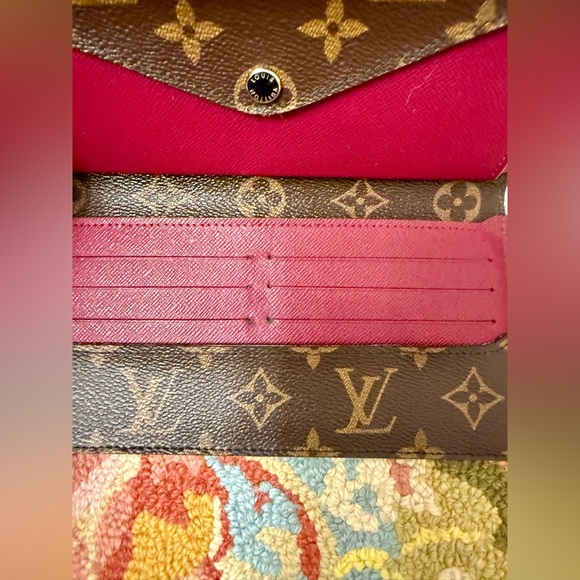 LOUIS VUITTON Barbie Monogram Epi Marie-Lou Long Clutch/ Wallet Fuchsia - Picture 12 of 16